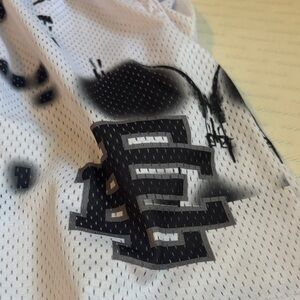 Eric Emanuel White and Black Men Shorts